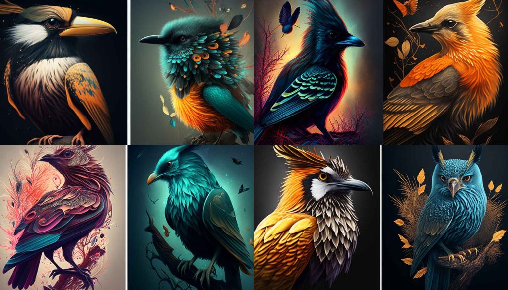Stylized-Animal-and-Bird-Art